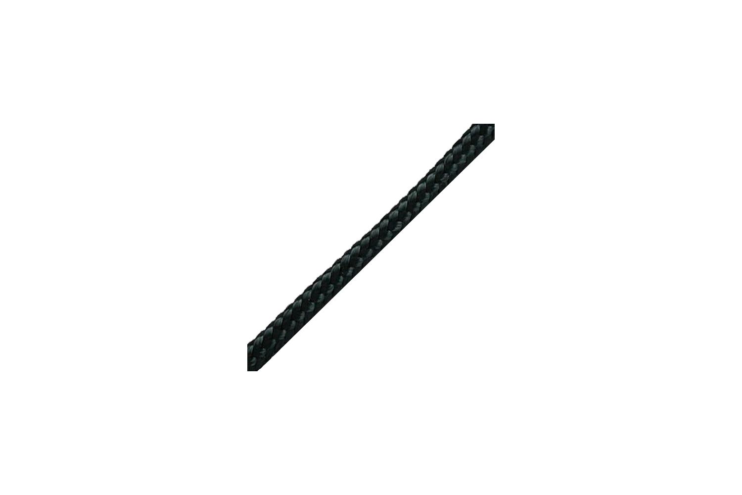 M-ropes Polyester vlaggenlijn zwart - 5mm