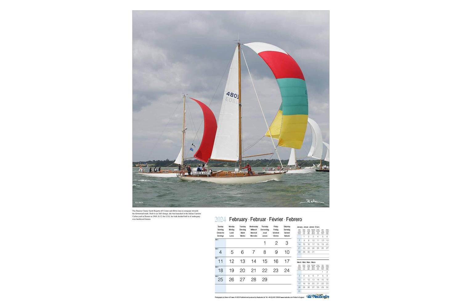 Beken of Cowes The Beauty of Sail 2024 Kalender