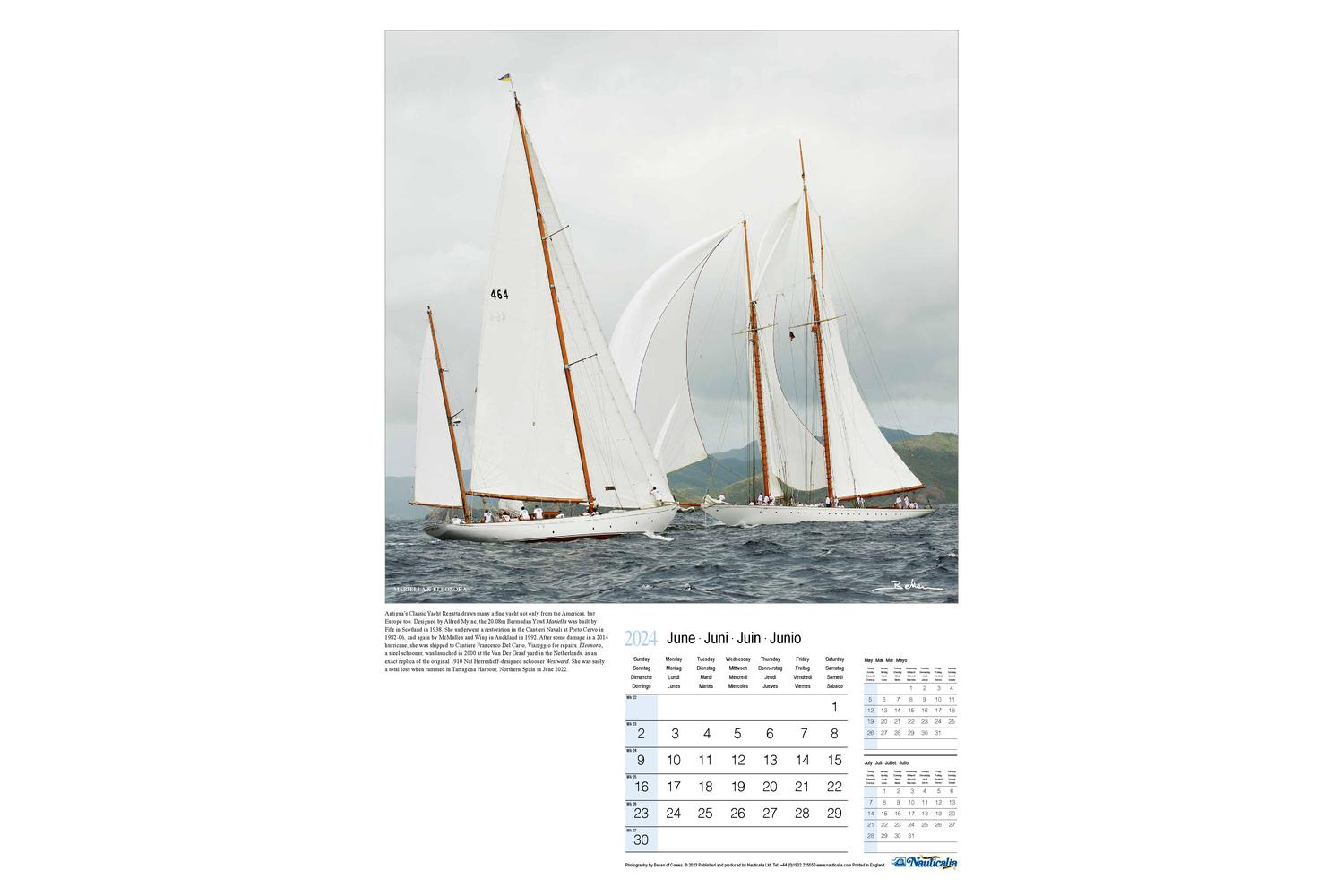 Beken of Cowes The Beauty of Sail 2024 Kalender