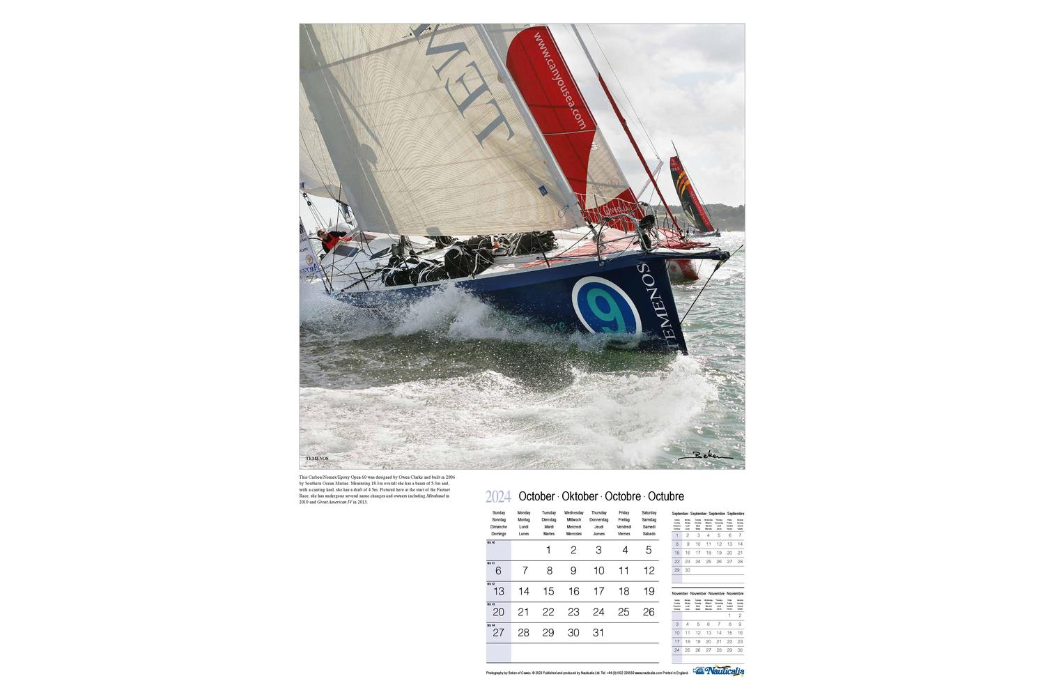 Beken of Cowes Yachting 2024 Kalender