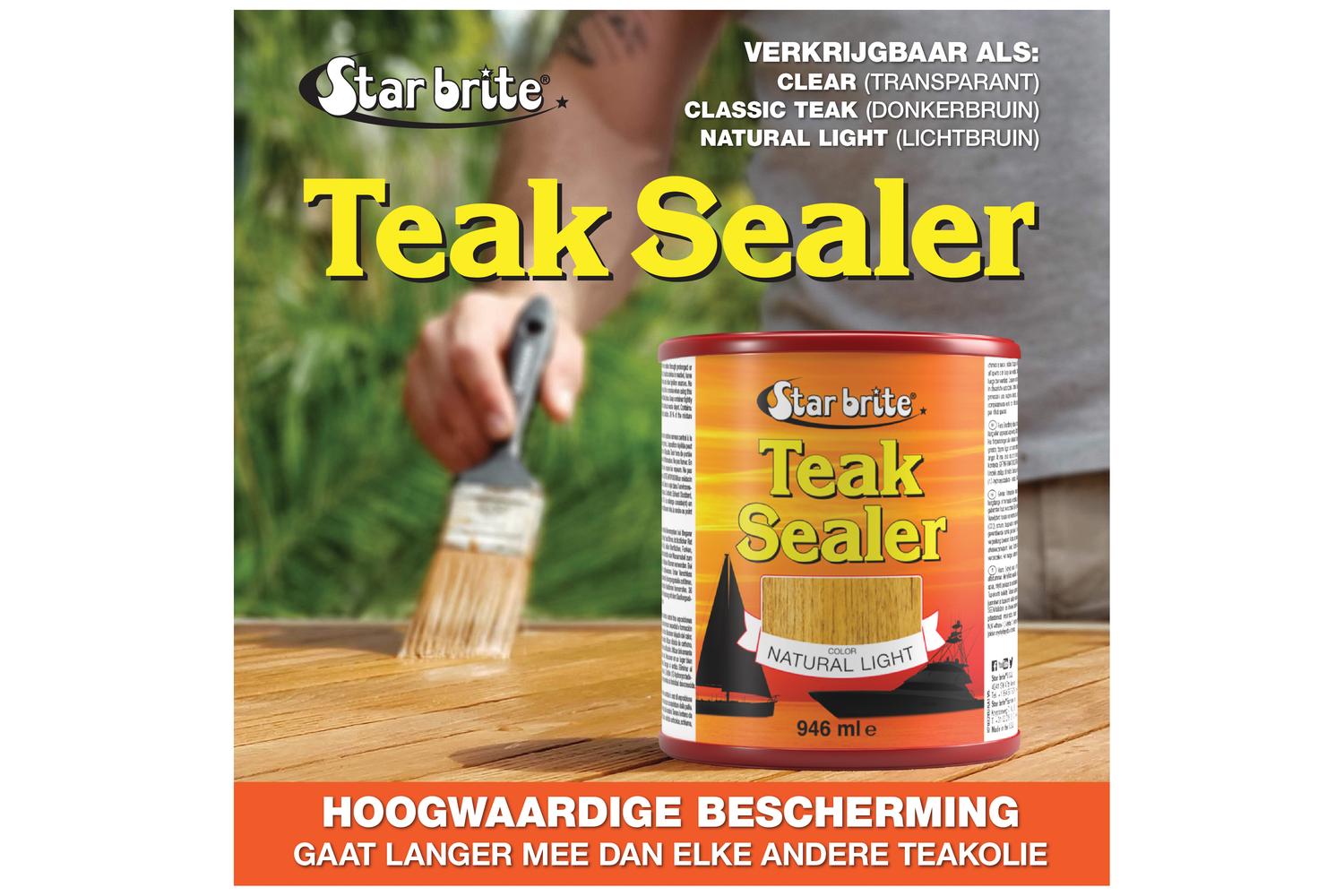 Starbrite Tropical Teak Oil Sealer - Clear 950ml