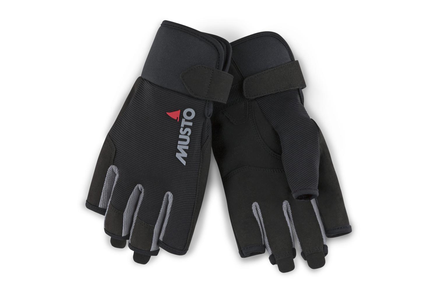 Musto Essential zeilhandschoen korte vingers Zwart XS