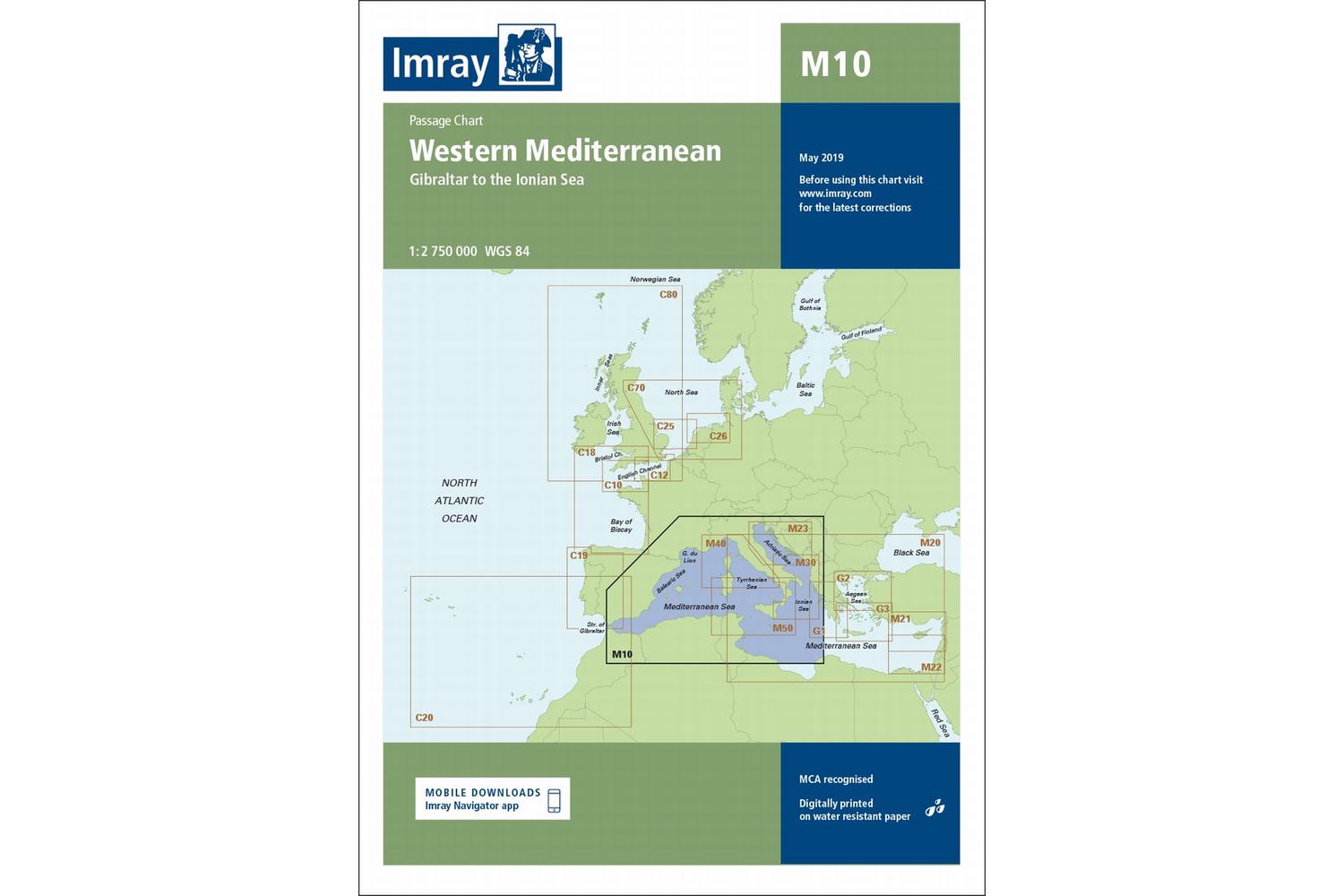 Imray - M10 WESTERN MEDITERRANEAN
