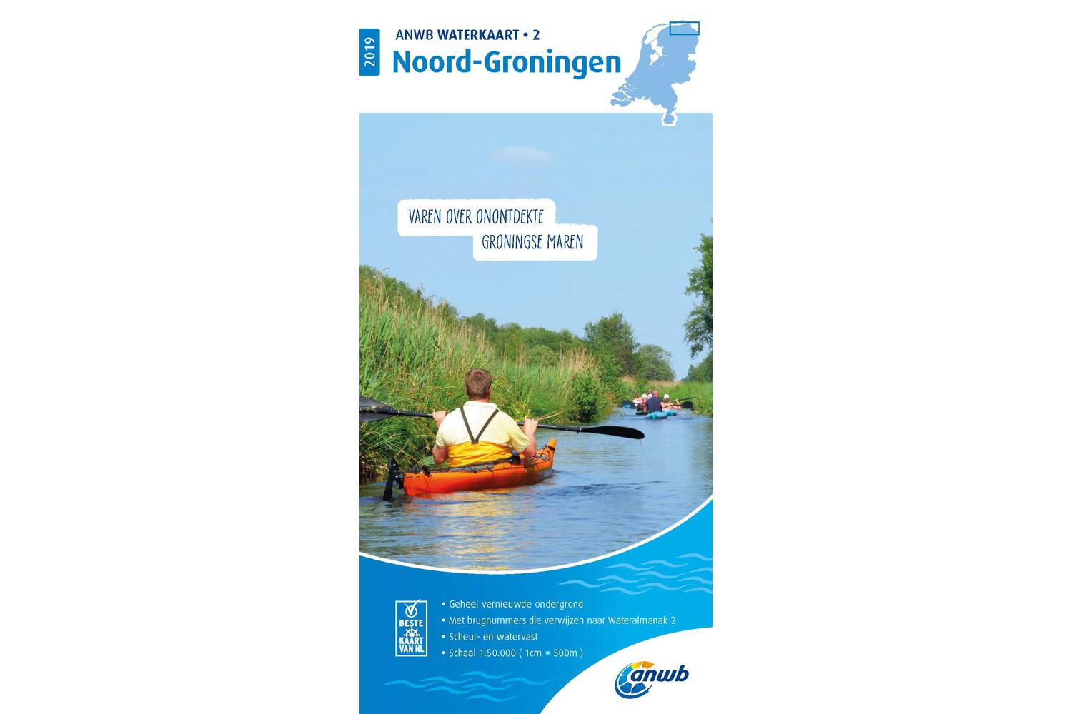 ANWB - Waterkaart 2. Noord-Groningen