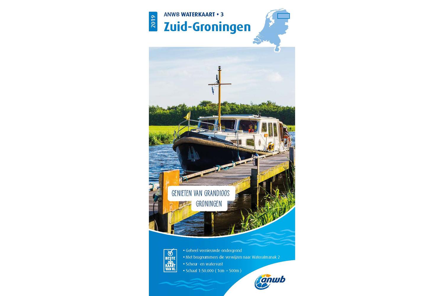 ANWB - Waterkaart 3. Zuid-Groningen