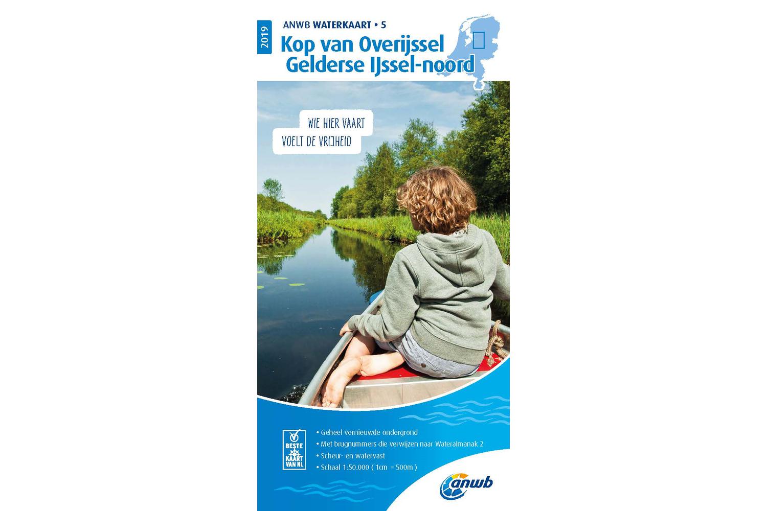 ANWB - Waterkaart 5. Kop Overijssel/Gelderse IJssel