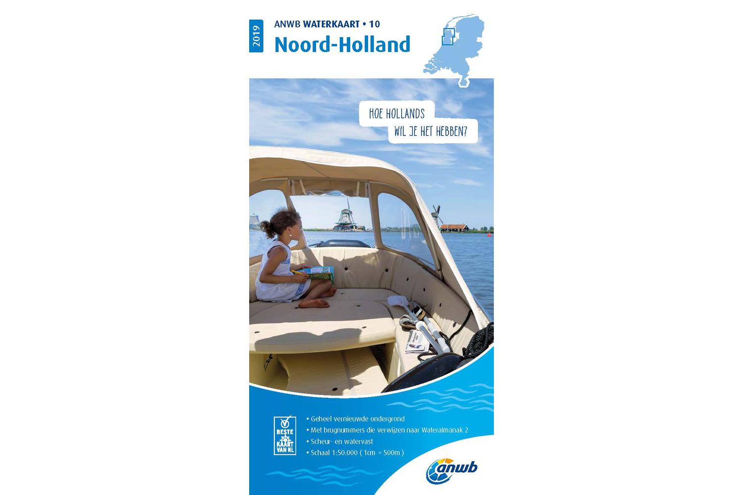 ANWB - Waterkaart 10. Noord-Holland