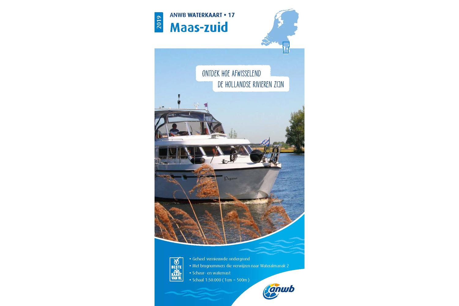 ANWB - Waterkaart 17. Maas-Zuid