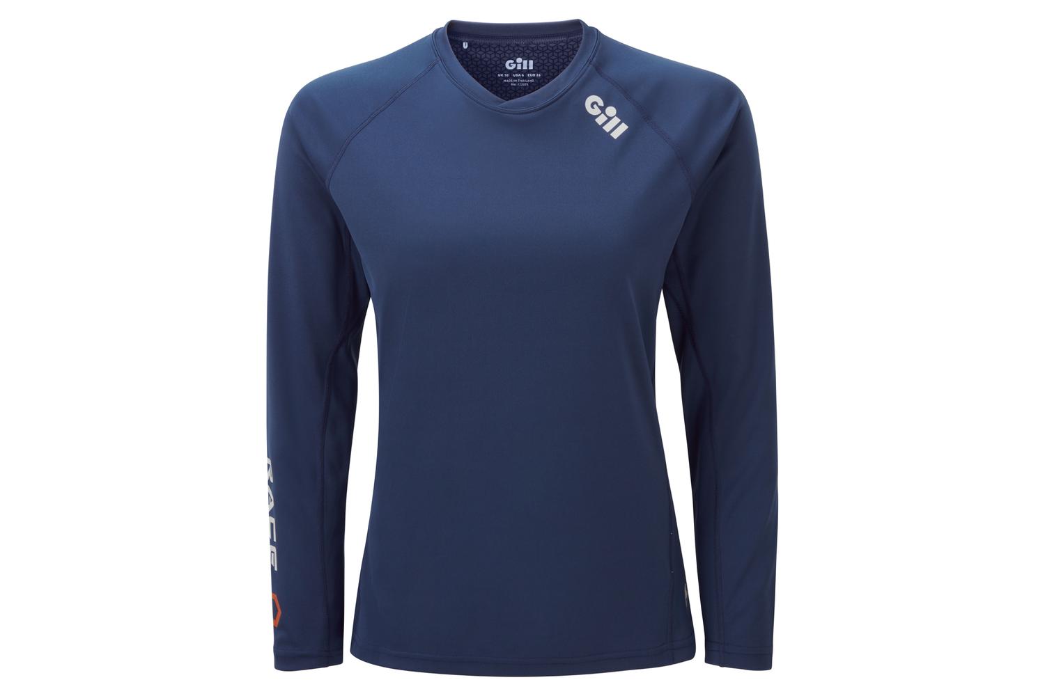 Gill Race dames t-shirt met lange mouw Donker blauw XL