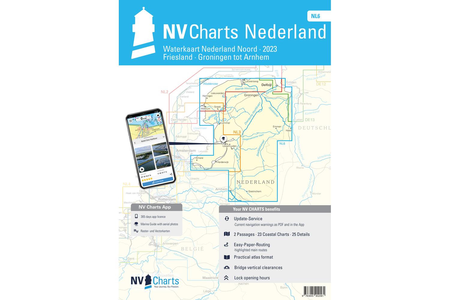 NV - Atlas NL6 Binnenwateren Nederland Noord