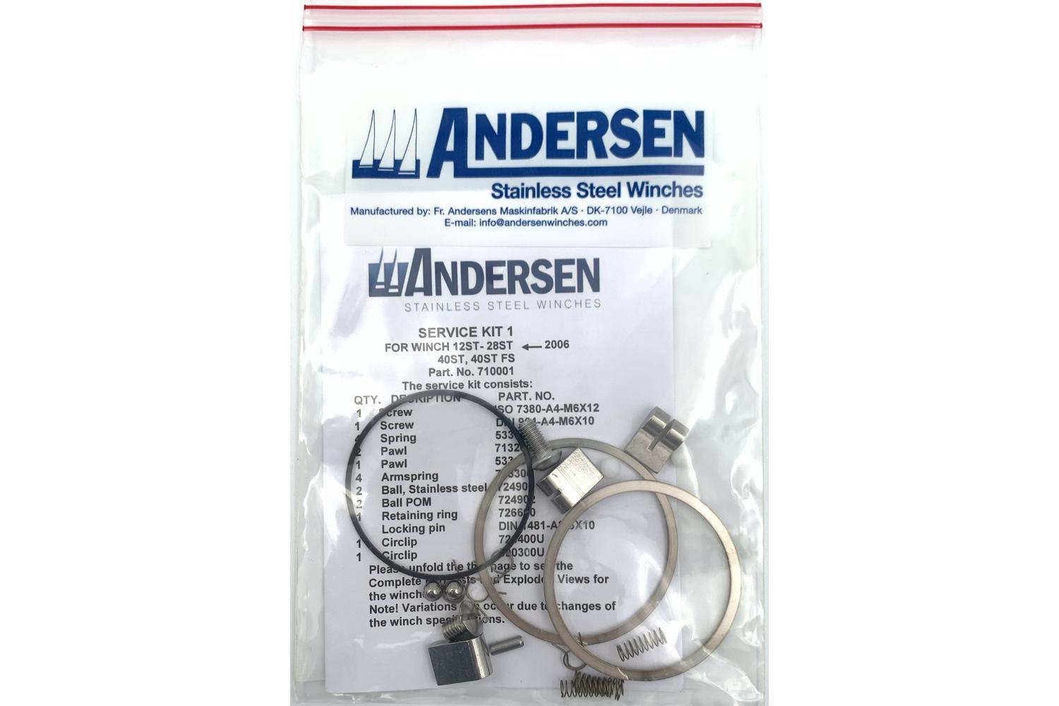 Andersen RA710001 Service Kit 12ST,28S (10.2005/earlier) + 40ST
