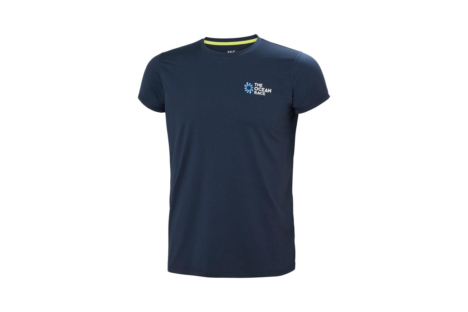Helly Hansen Heren The Ocean Race Technische Shirt Korte Mouw Navy XL