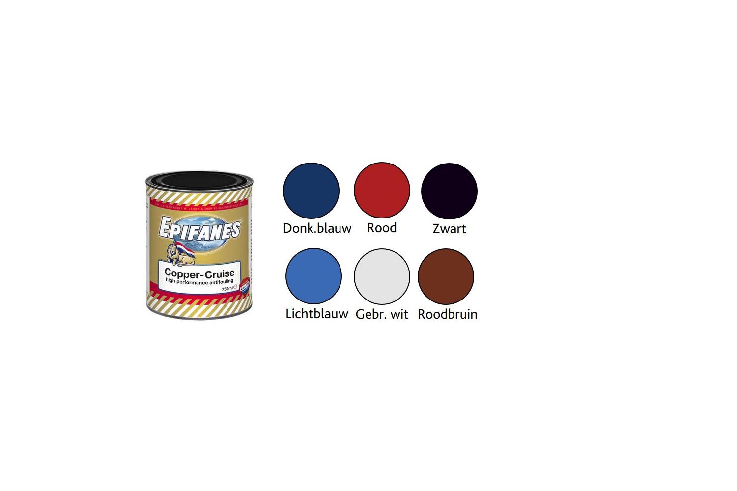 Epifanes Copper Cruise antifouling roodbruin - 0.75ltr