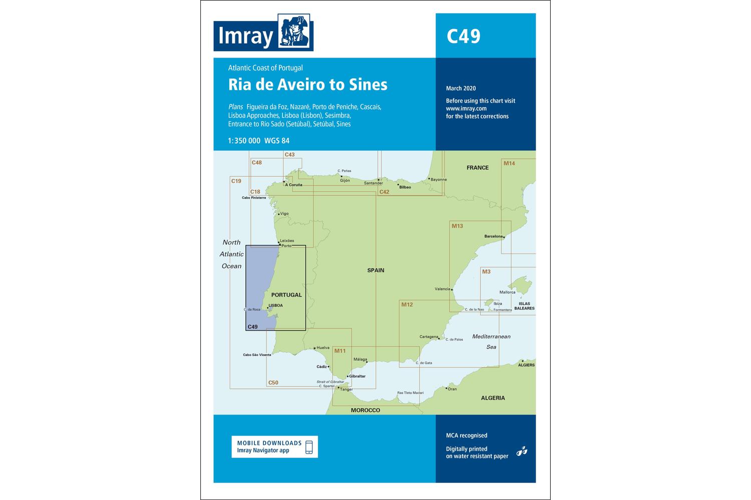 Imray - C49 Porto to Sines