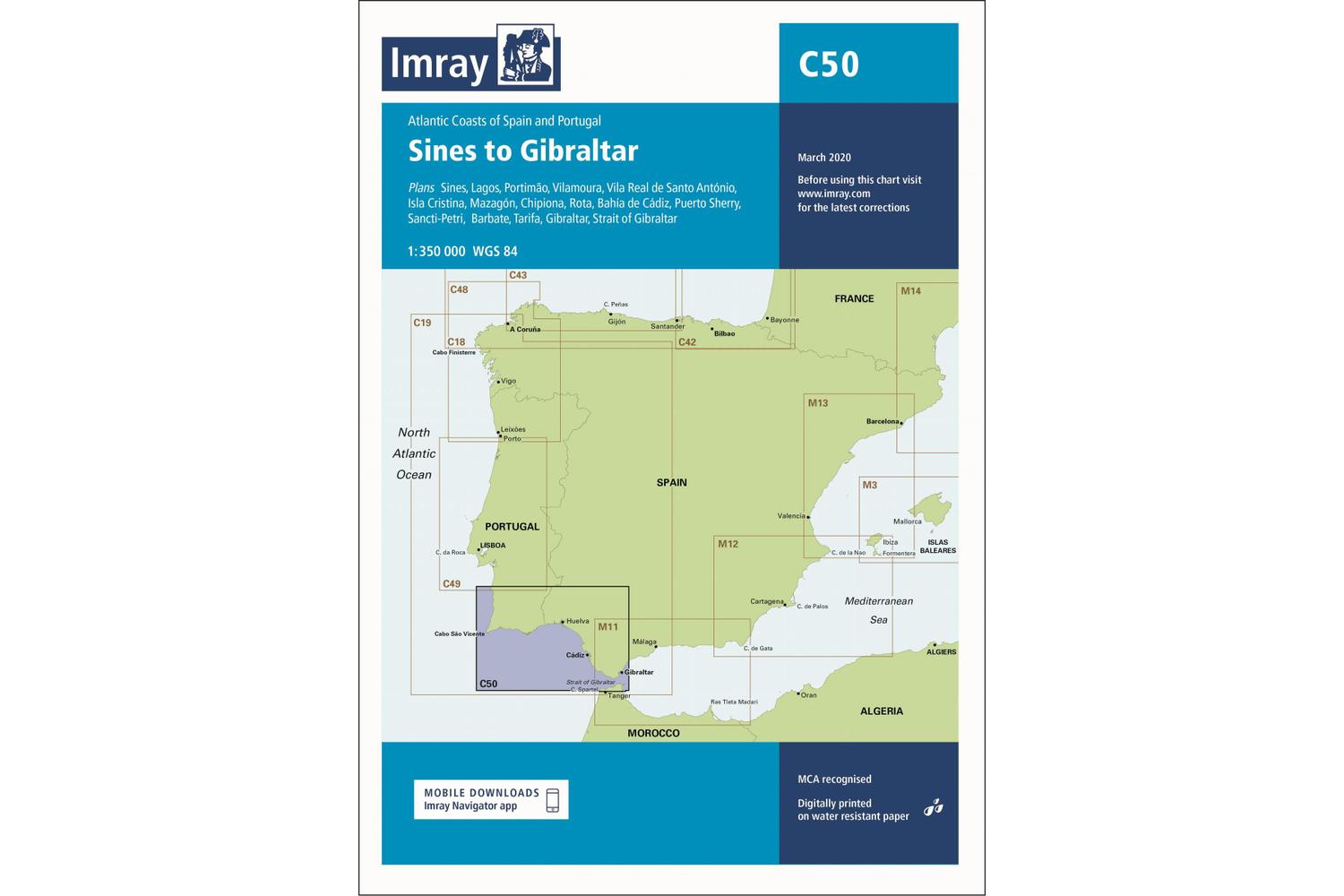 Imray - C50 Sines to Gibraltar