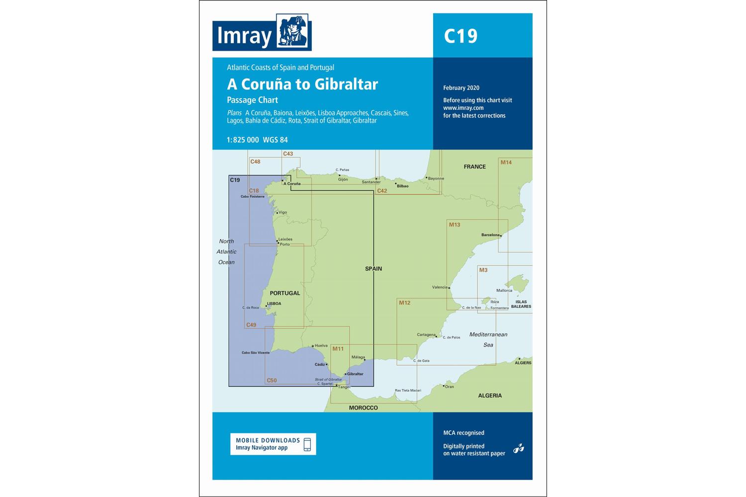 Imray - C19 Cape Finisterre to Gibraltar