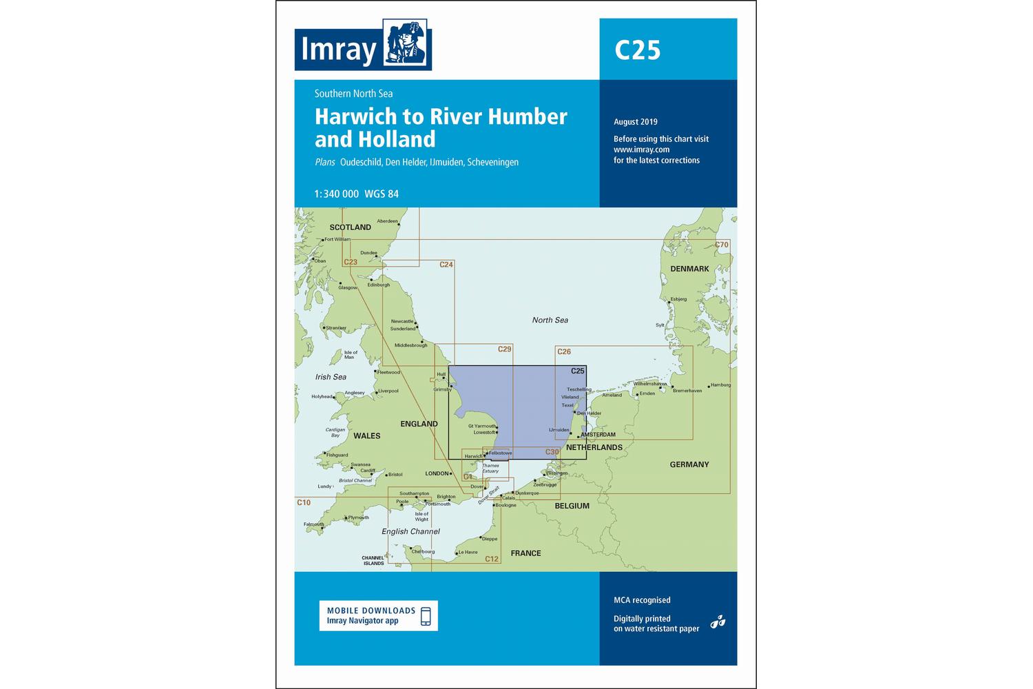 Imray - C25 Harwich - Humber/Holland
