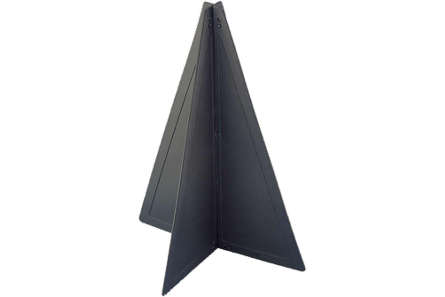 Seinkegel zwart kunststof - 46x 33cm