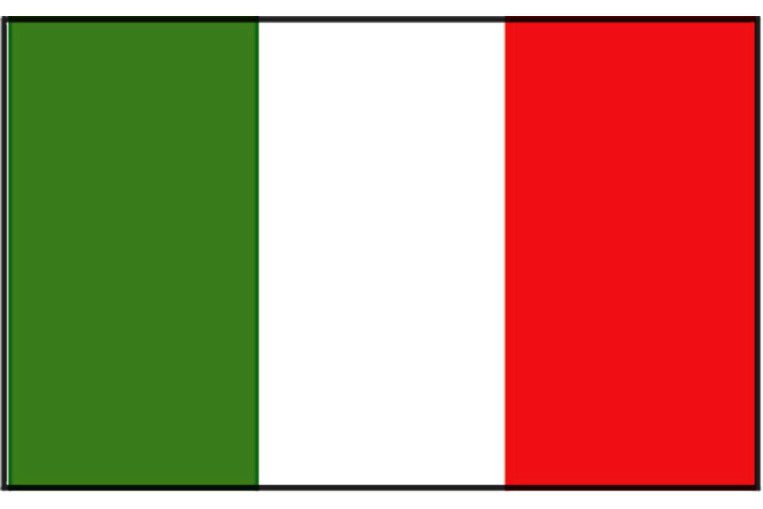Italiaanse Vlag - 30x 45cm