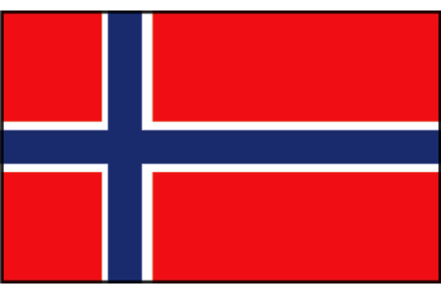 Noorse vlag - 20X 30cm