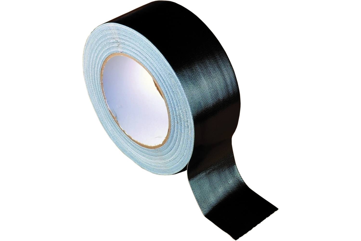 Textieltape 50mm x25mtr - Zwart