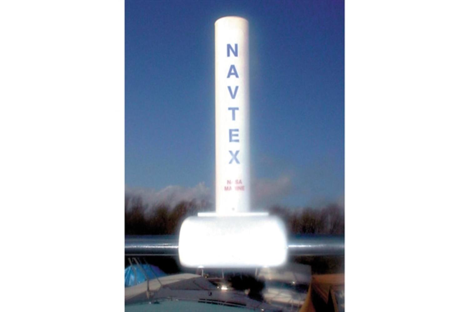 Nasa montagebeugel voor navtex antenne