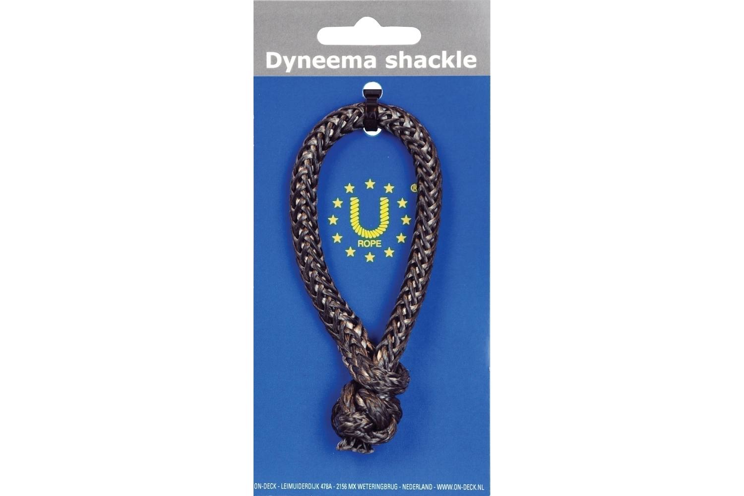 Dyneema shackle zwart - 3mm