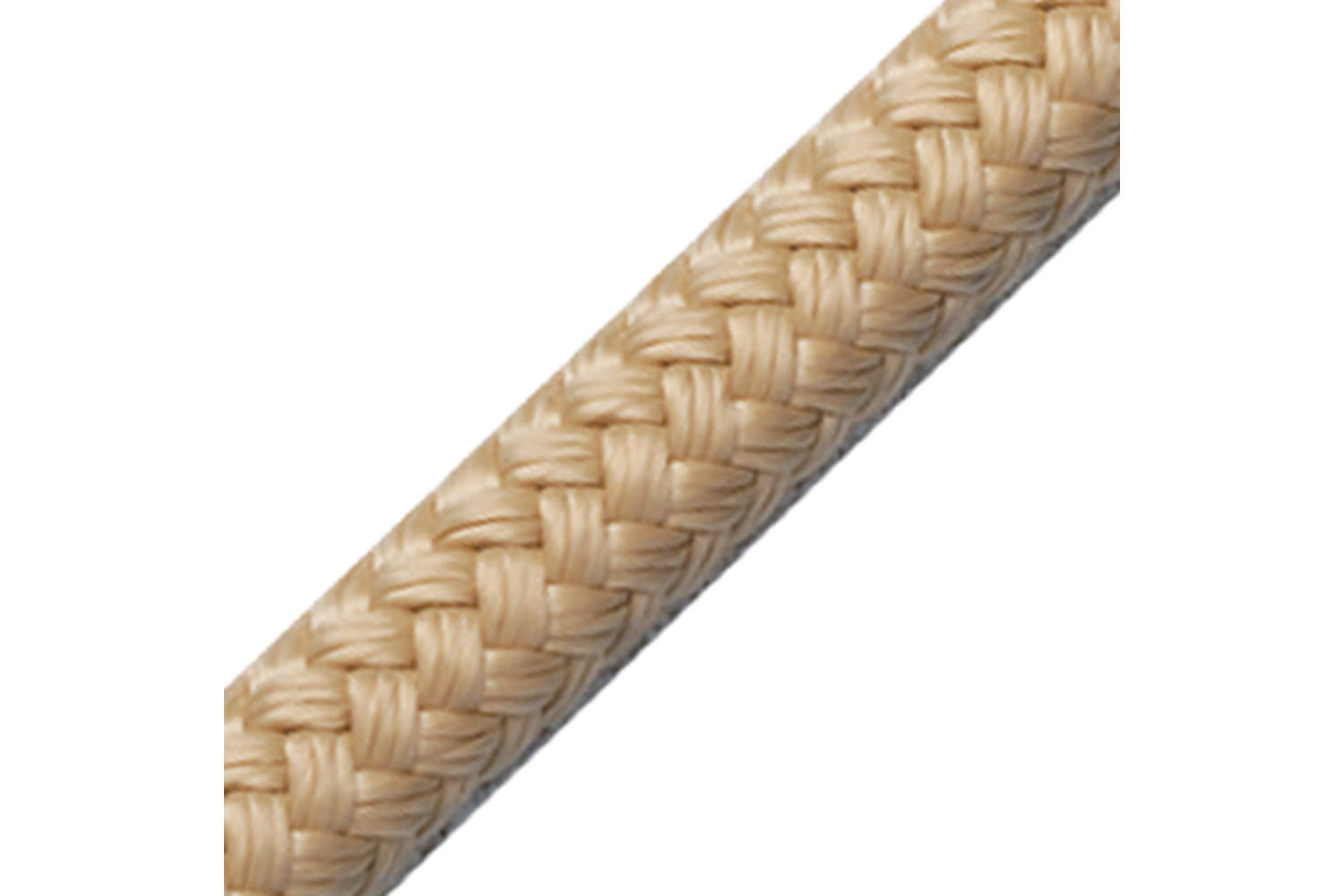English Braids Polyester lijn Braid on Braid beige - 6 mm