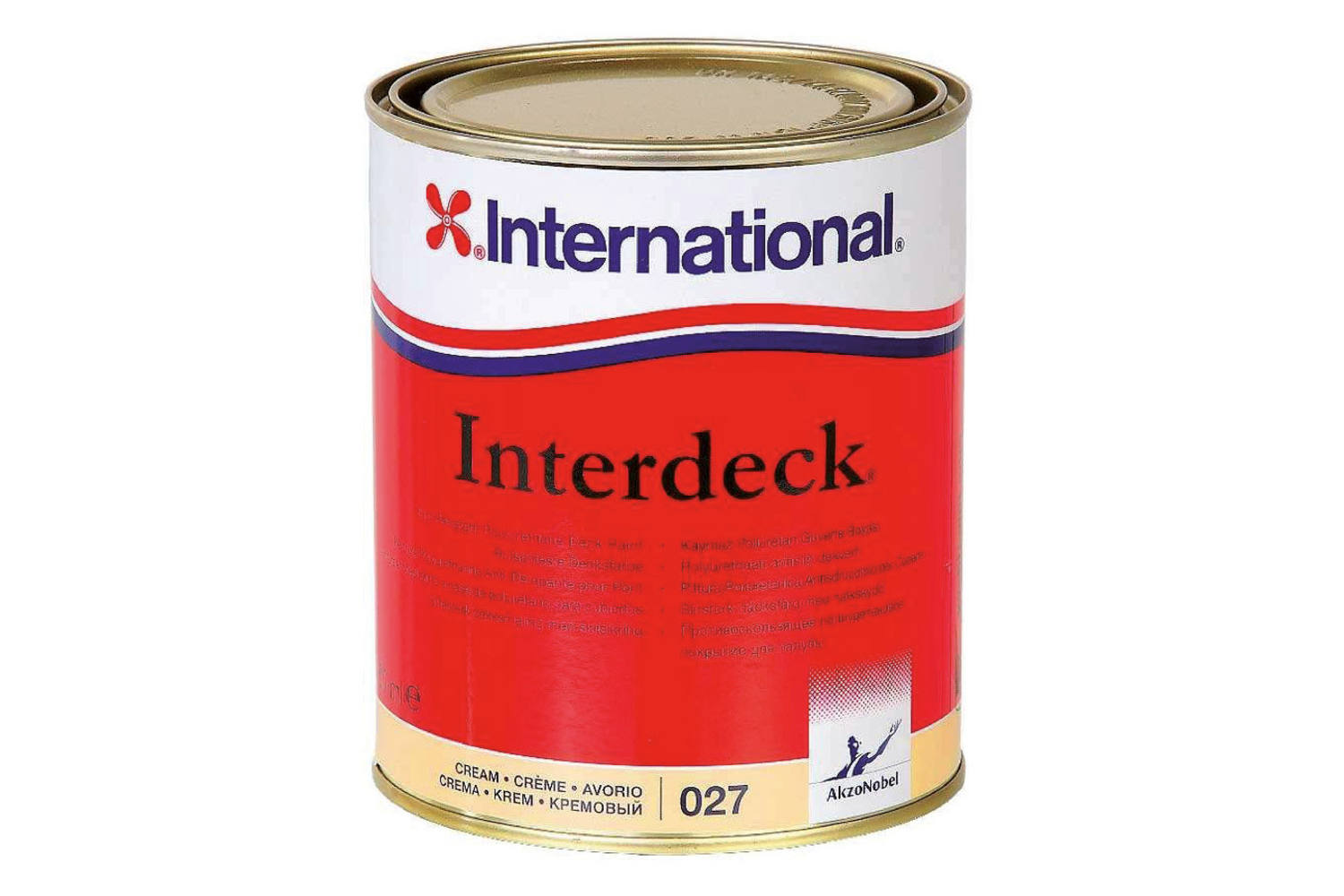 International Interdeck creme 027 - 0.75ltr