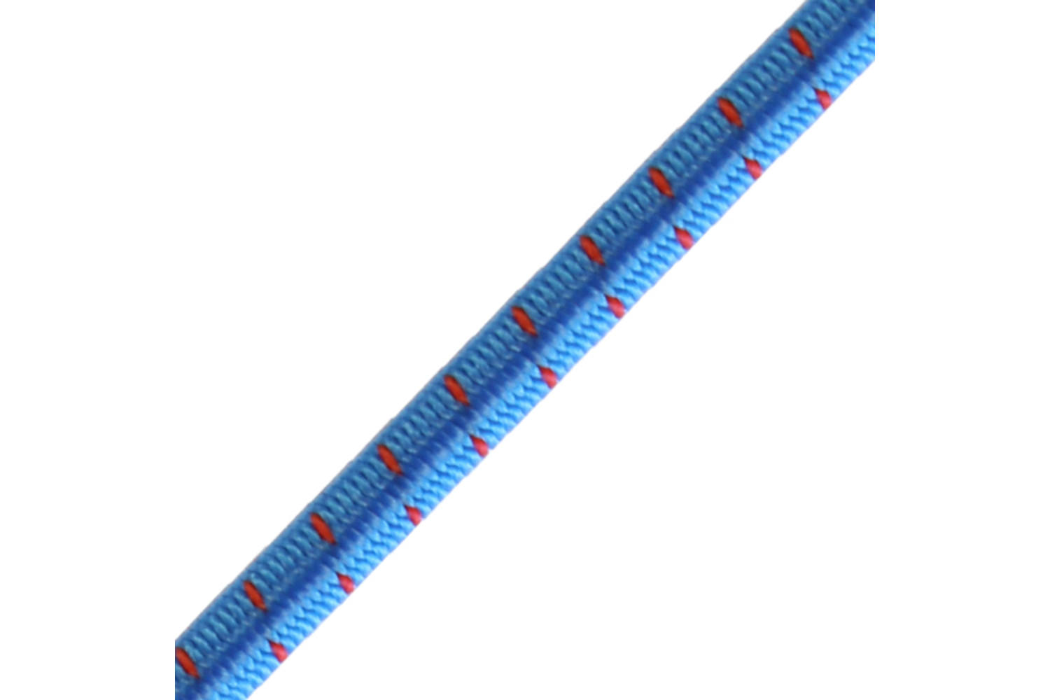 English Braids Elastiek touw blauw - 6 mm