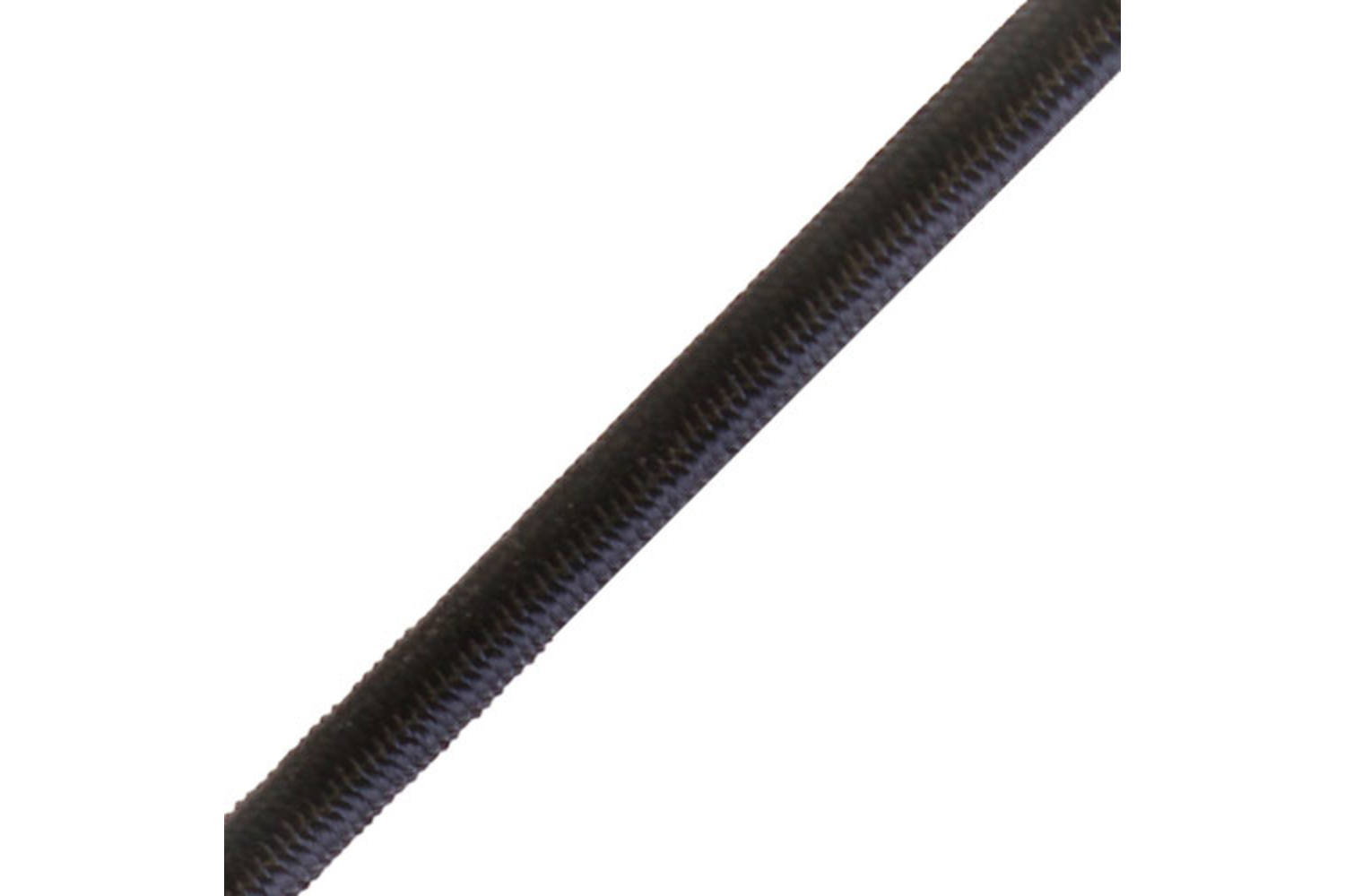 English Braids Elastiek touw zwart - 8 mm